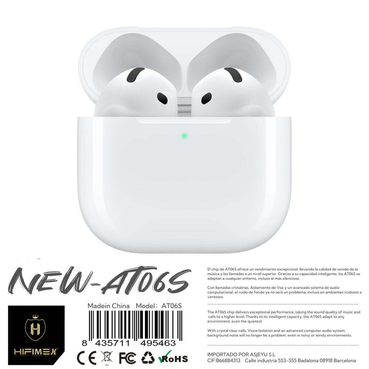 Auriculares (AT06S)-HIFIMEX