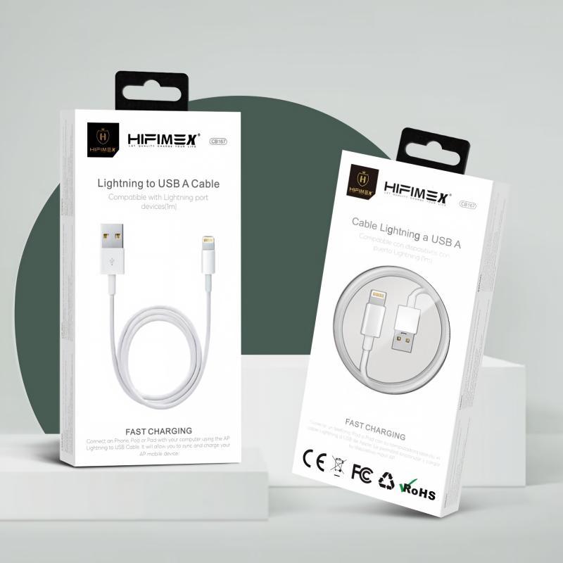 Cable Compatible con dispositivos con puerto Lightning(1m)