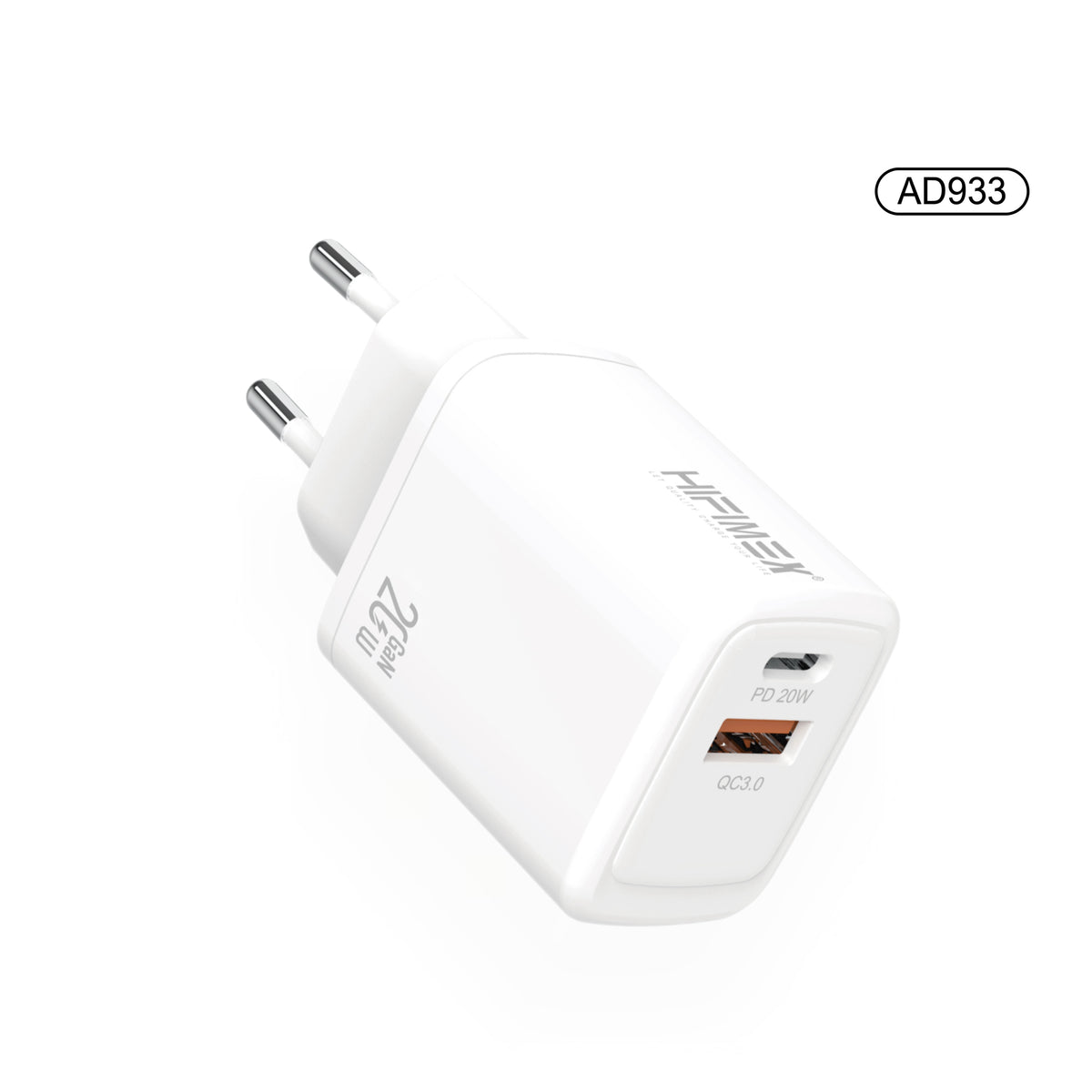 Dual USB CHARGER 20W(AD933)hifimex-blanco-fondo
