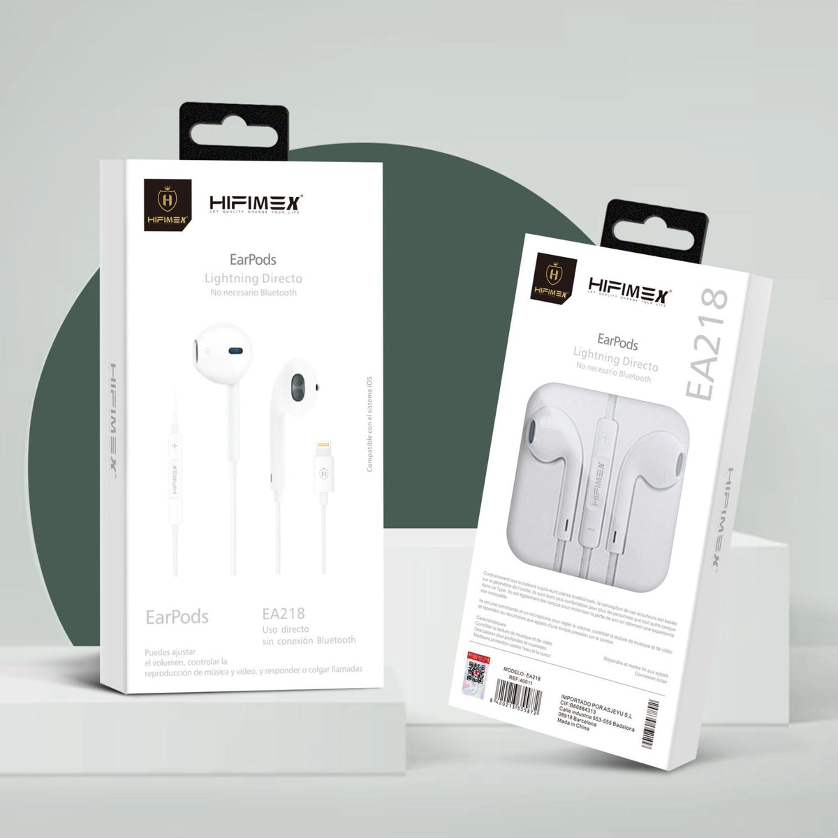 Earpods Lightning Directo no necesario Bluetooth