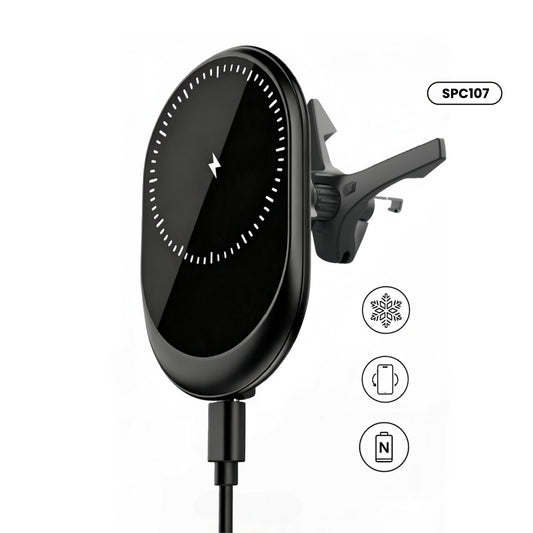 Carga inalámbrica rápida de 15 W para coche（SPC107) soporte para coche