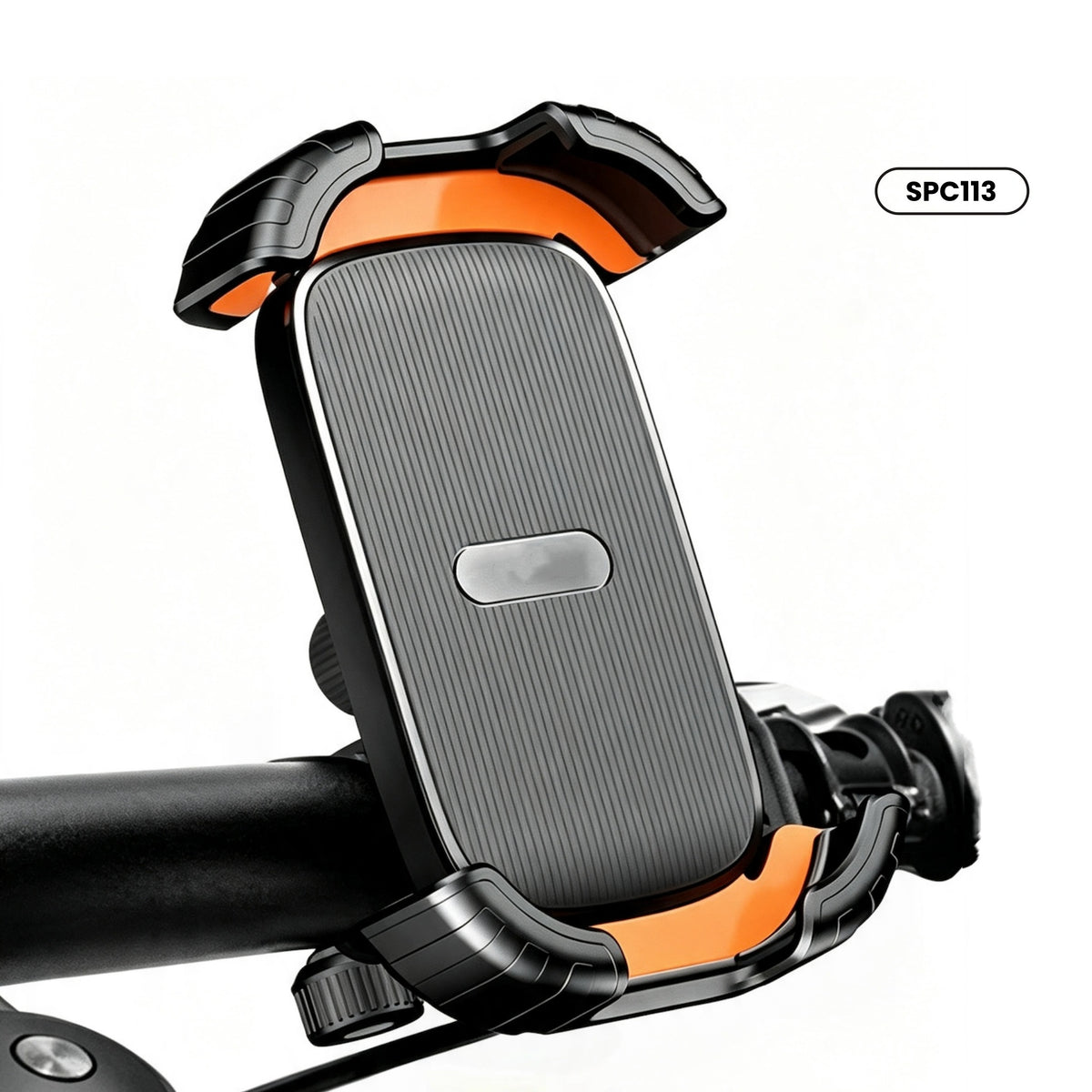 Soporte para moto & bicicleta Compatible（SPC113) con la mayoría de manillares de motos y bicicletas.