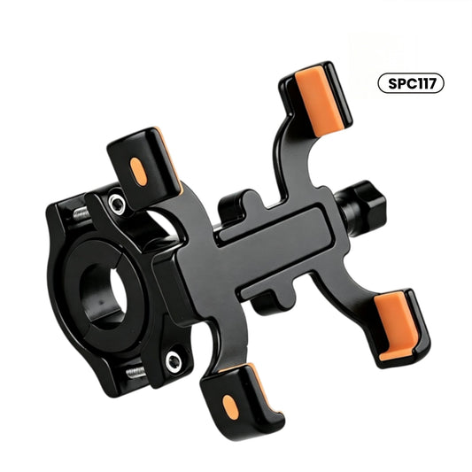 Soporte para teléfono（SPC117) de bicicleta y motocicleta de aluminio