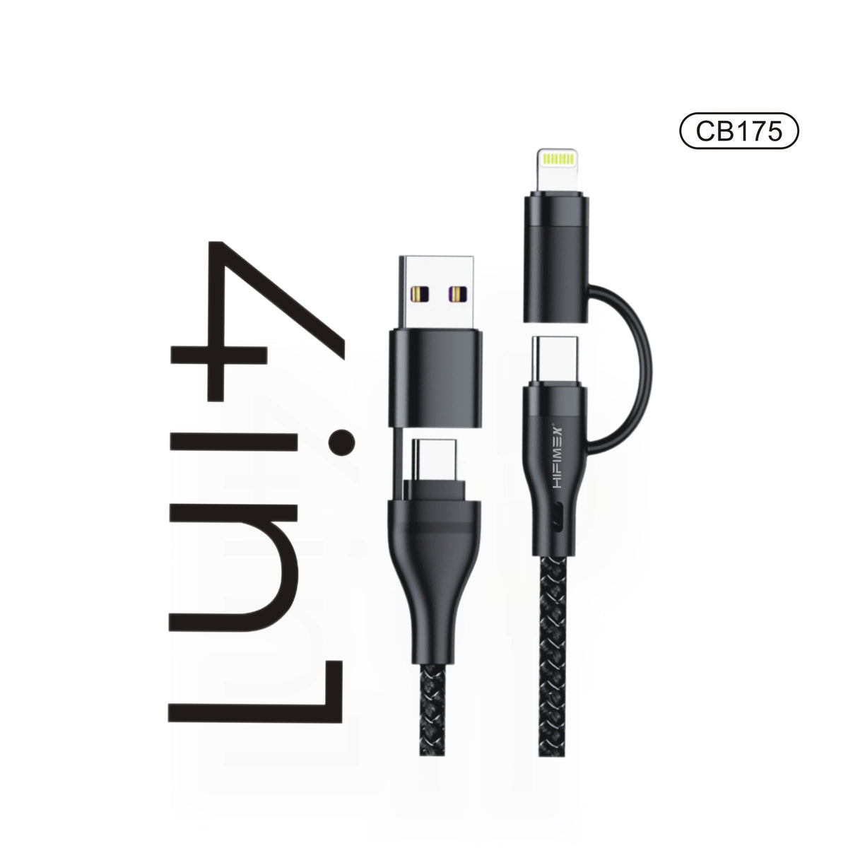 4 in 1 TRAVEL CABLE (CB175)-blanco-fondo