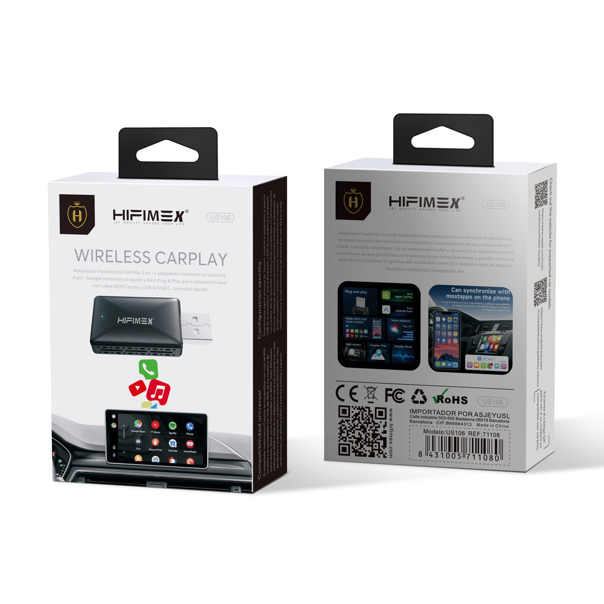 WIRELESS CARPLAY US106