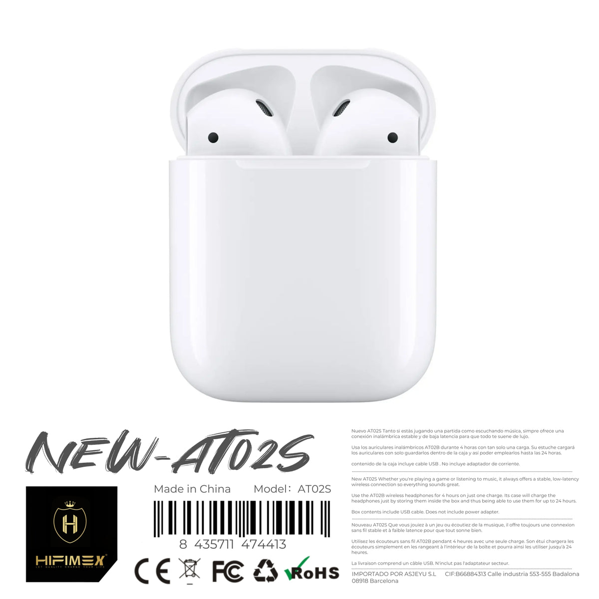 Auriculares (AT02S)-HIFIMEX