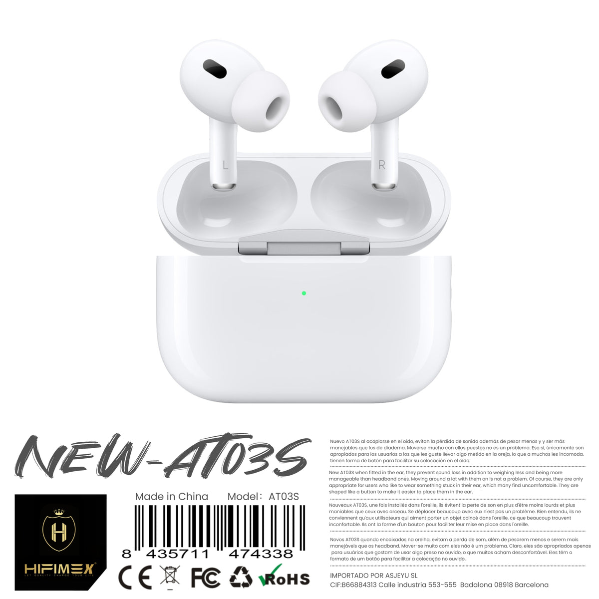 Auriculares (AT03S)-HIFIMEX