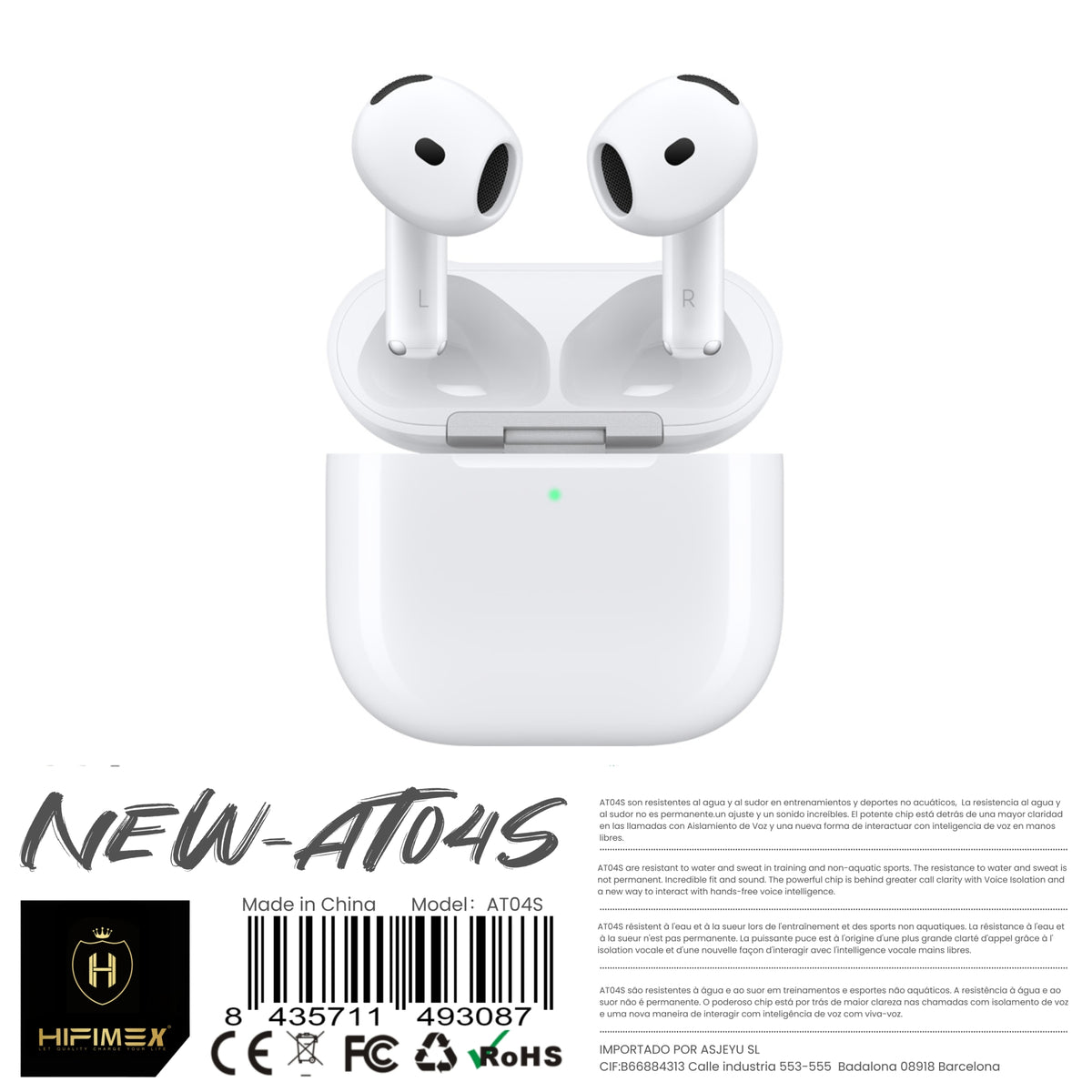 Auriculares (AT04S)-HIFIMEX