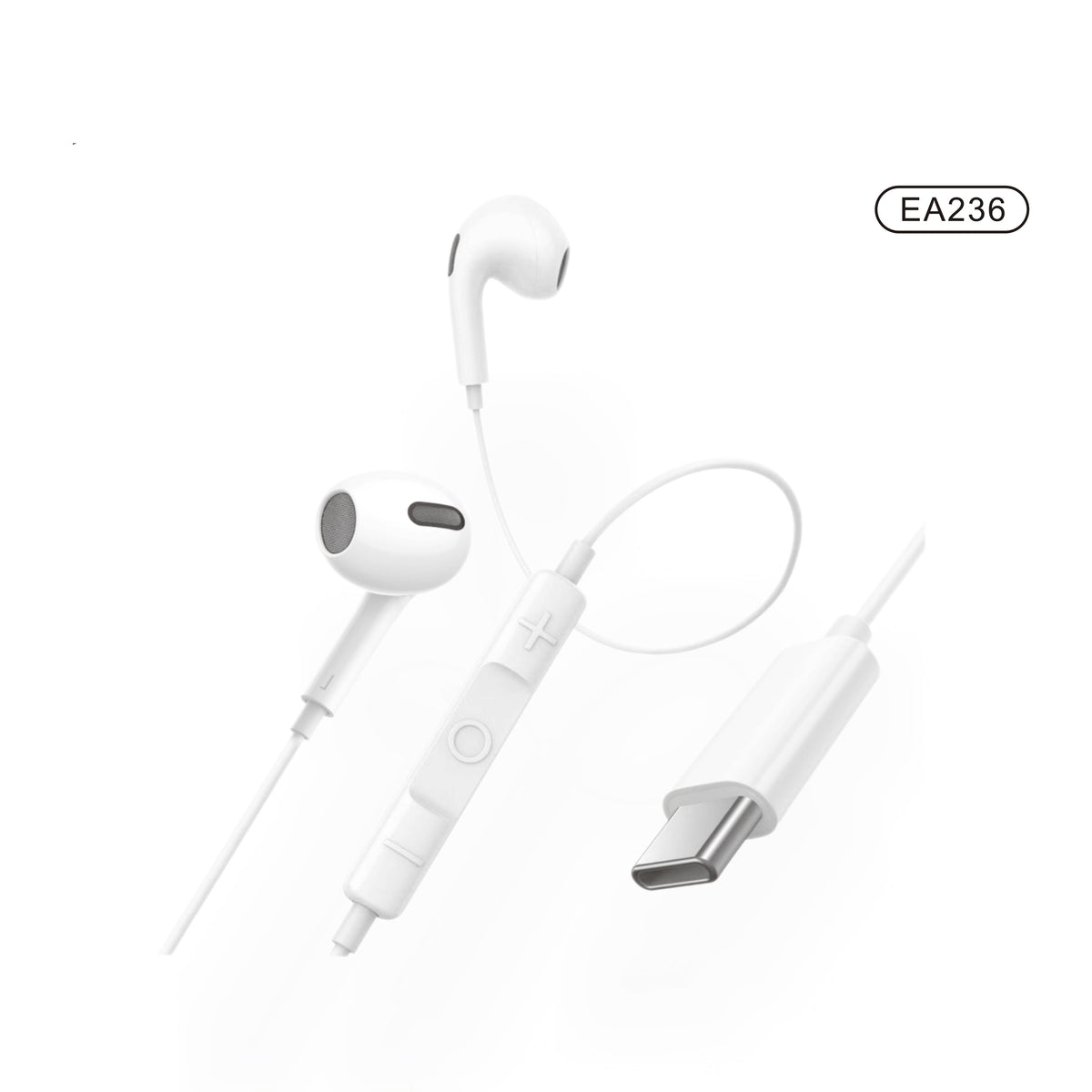 Auriculares ENJOY(EA236) Auriculares con cable Tipo C con micrófono y mando a distanica