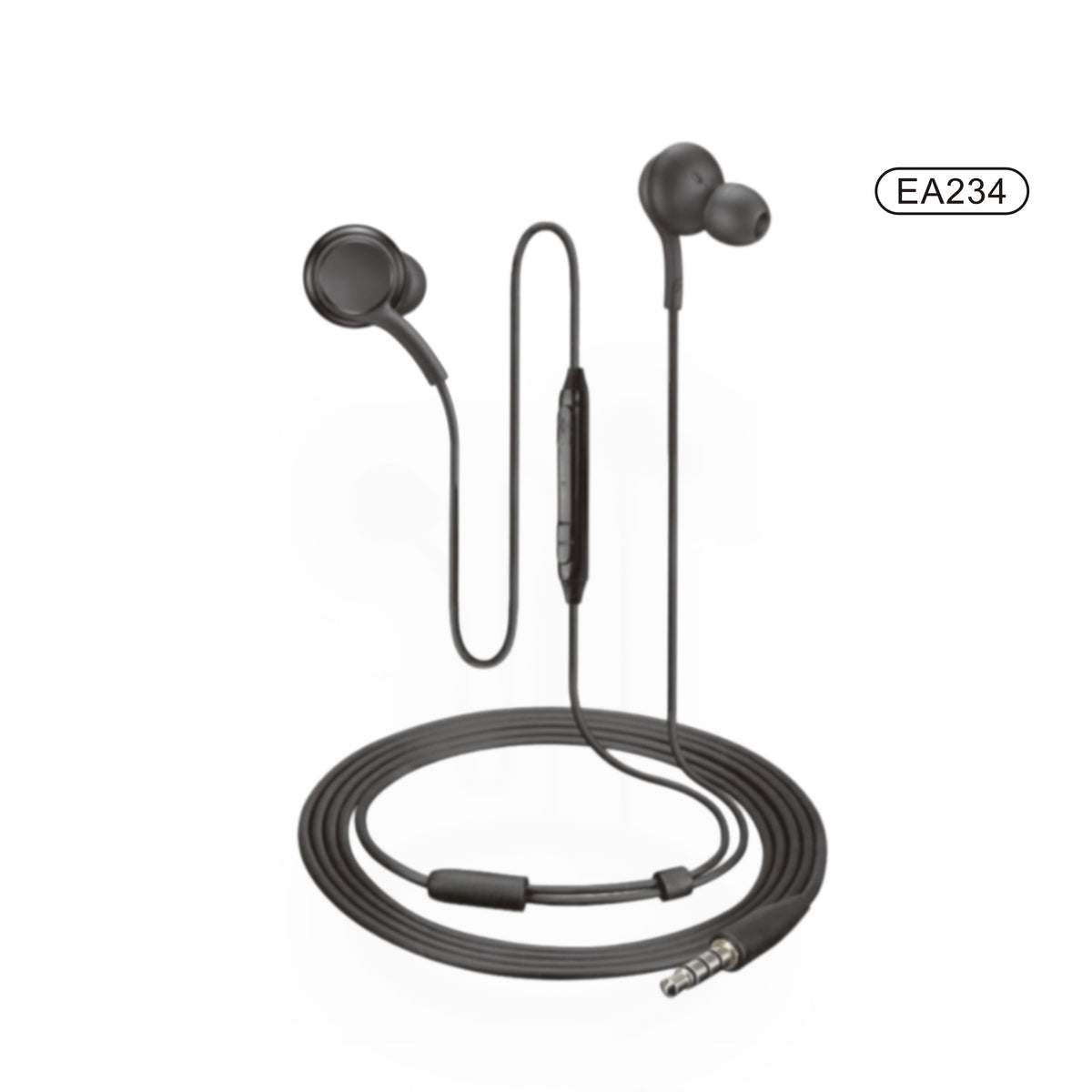 Auriculares deportivos con cable Jack 3.5mm-blanco-fondo
