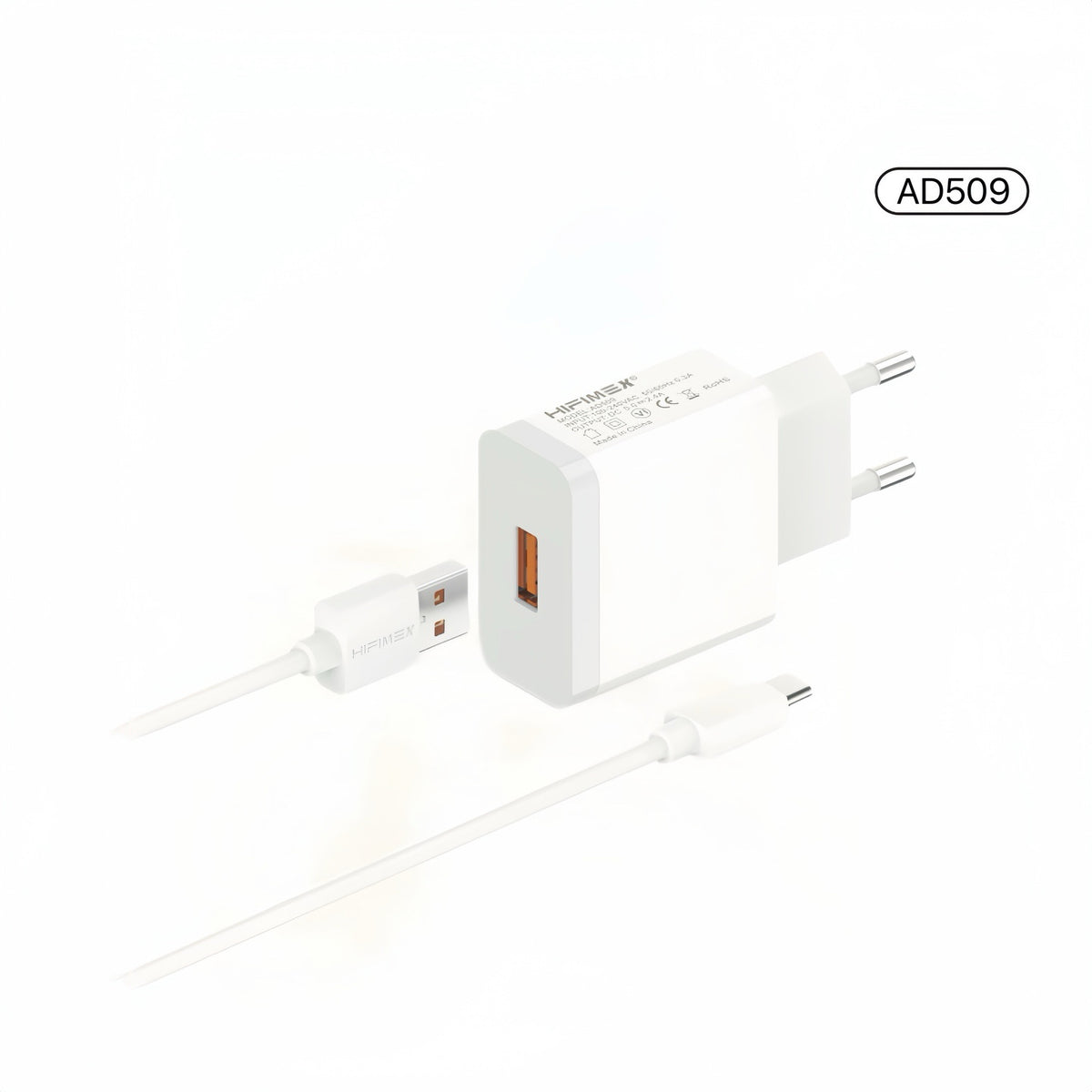 cargador de carga rápida USB a tipoC