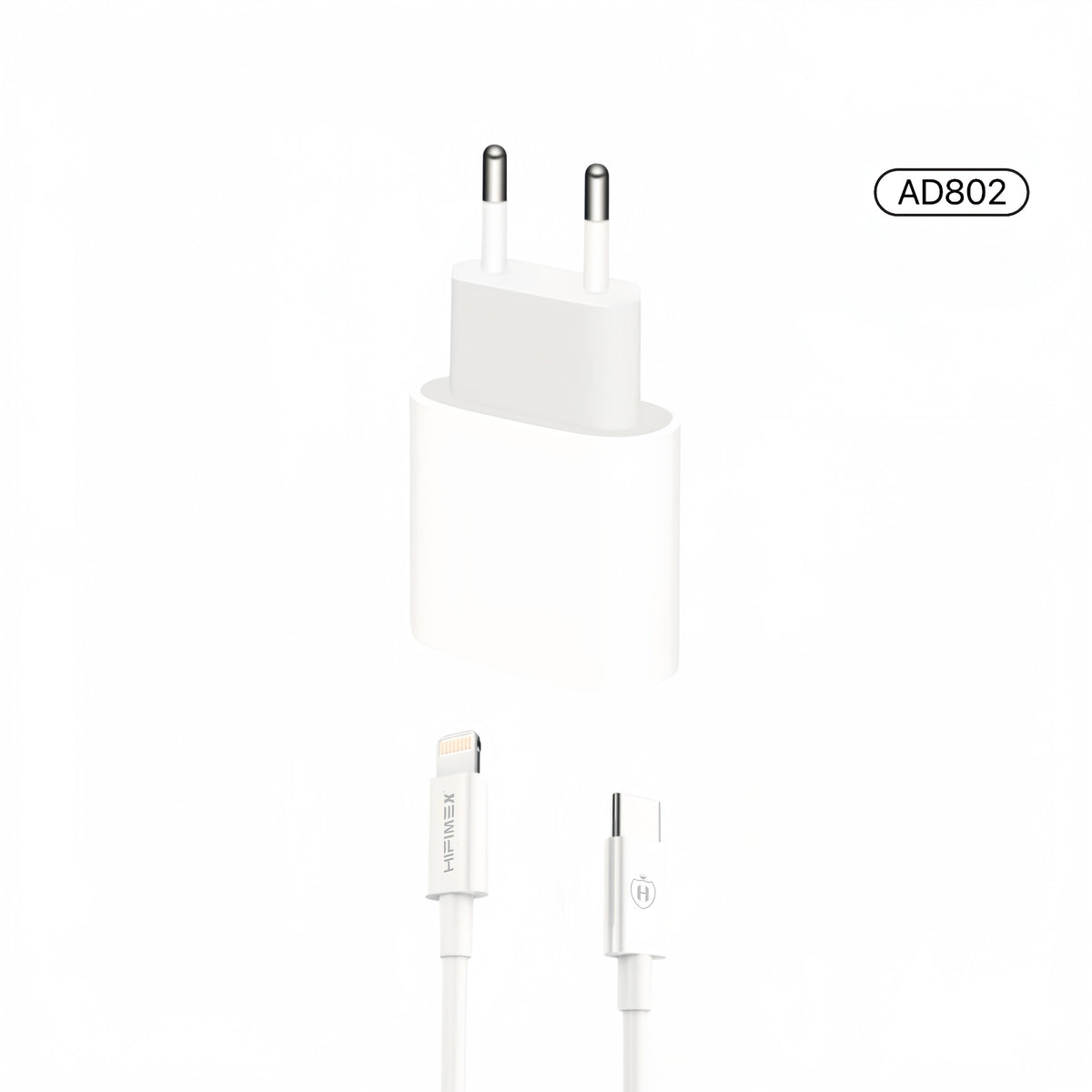 Cargador rápida power adapter USB-C a Lightning 1m