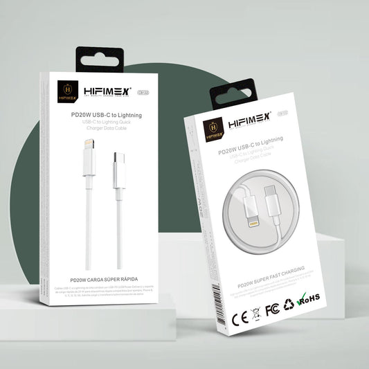 PD 20W Cable USB-C to Lightning (CB122)