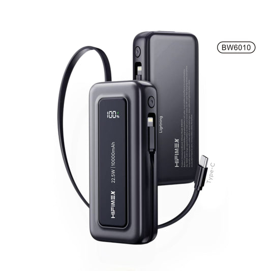 power bank 22.5w súper rápida, Lightning y Type-C, 70cm