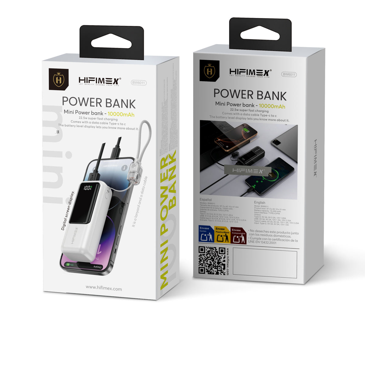 La carga súper rápida de 22.5w,USB a tipo c