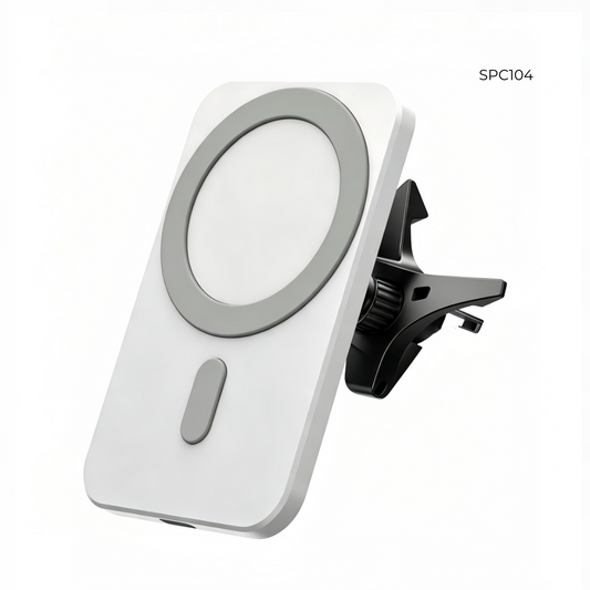 Cargador inalámbrico de coche (SPC104), conmagnético Nuevo soporte triangular, mayor estabilidad.
